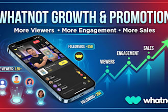do whatnot promotion to boost more viewers and sales fast as whatnot expert