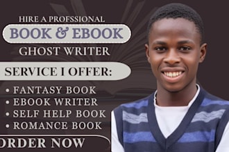ebook ghostwriter fiction book writer children book, romance ghost book writer