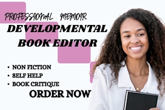 developmental edit your memoir, fiction novel, or ai written manuscript