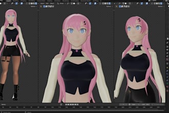 3d character rigging, mmd facial rigging, cc4 rigging for mmd, cc4, vrchat,blend