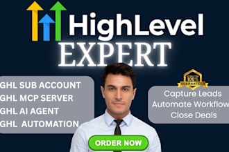setup your ghl subaccount, ghl CRM, ghl mcp server, ghl ai agent, ghl automation