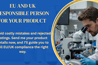 be your eu and uk responsible person for gpsr and amazom complaince