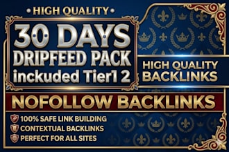 build monthly off page SEO backlinks with manual white hat link building