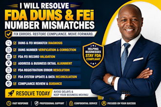 fix fda registration, fda fei mismatch and compliance