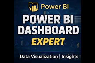 create professional power bi dashboards and data visualization