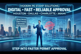fast turnaround pe stamp for permit approval houston dallas miami charlotte