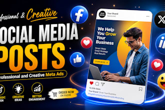 create professional instagram posts, facebook ads and thumbnails
