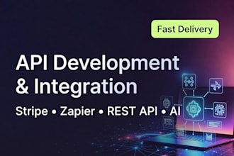 build production ready rest API integrations for saas, and payment systems