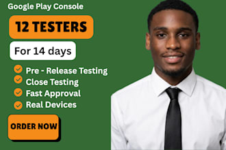 provide 20 app testers for 14 days closed testing