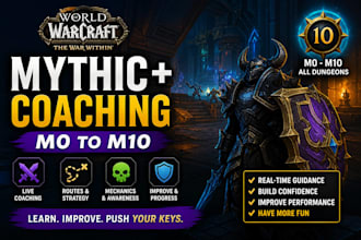 help you learn wow retail mythic plus runs from m0 to m10