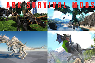 create custom ark survival ascended mods, ark creature mods, unreal engine 4,5