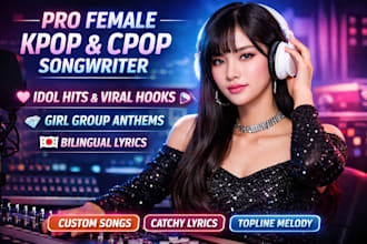 write a professional kpop or cpop song with catchy lyrics and melody