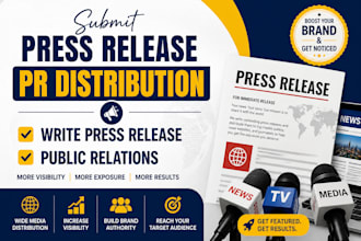 submit press release pr distribution  write press release public relations