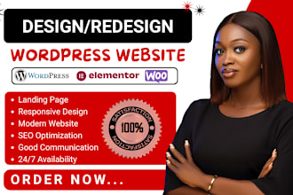 build wordpress blog website design redesign wordpress website development