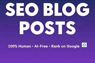 write SEO blog posts that rank on google