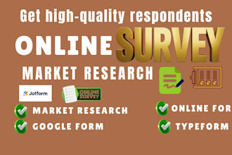 find and recruit real survey respondents to fill online survey and jotform