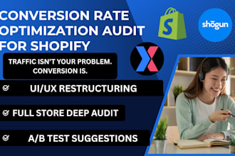 do conversion rate optimization cro, shopify cro audit, website audit conversion