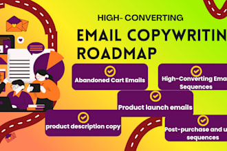 write high converting shopify email sequences and ecommerce sales copy