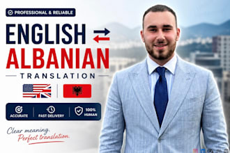 provide expert albanian translation