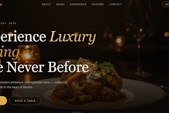 design a smart restaurant website and ai assistant
