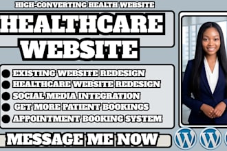 healthcare website redesign, medical website redesign, clinic website redesign