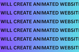 create a webflow website static website and animated websites