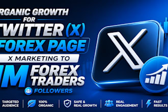 organic growth for twitter forex page x marketing to 1m forex traders followers