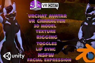 create a custom vrchat avatar for PC and quest