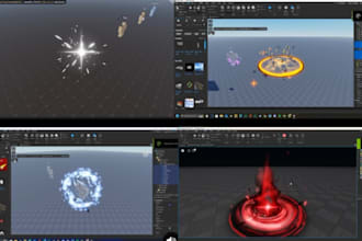 create eye catching roblox vfx, visual effects for roblox models and animation