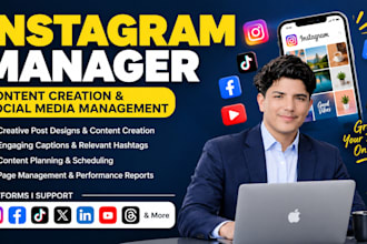 be your instagram manager and content creator