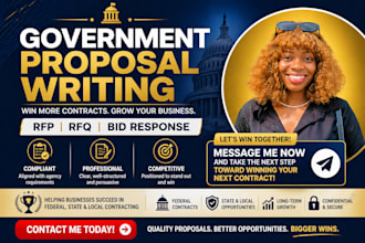 do winning government contract, rfp, government contract bid proposal writing