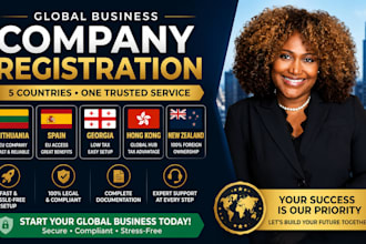 register your company in lithuania, spain, georgia, hong kong, new zealand