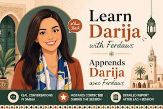 help you speak moroccan darija naturally for work or as a tourist
