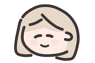draw cute minimalist cream style portraits