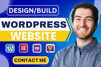 build a high speed custom wordpress website development with elementor pro