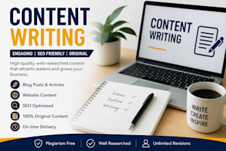 create content writing and media