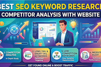 do profitable SEO keyword research and competitor analysis for top ranking