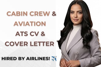 cabin crew and aviation CV writing for emirates and uae airlines