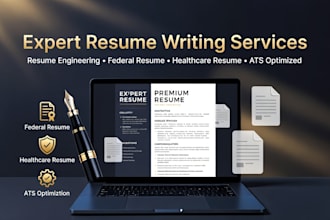 write a professional ats resume and tailored cover letter for your dream job