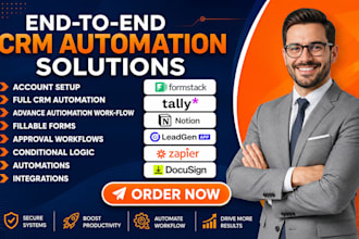automate your CRM using formstack  tally  notion leadgen app integration systems