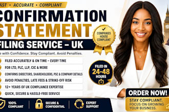 file UK companies house confirmation statement cs01 llp ltd plc