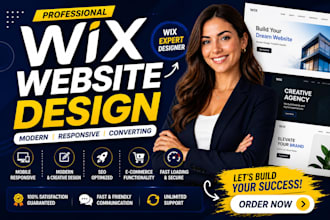 design and redesign your wix landing page