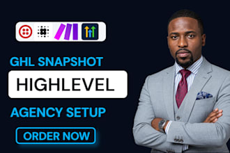 setup gohighlevel automation, ghl white label, saas setup snapshot, a2p 10dlc