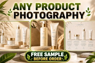 create realistic ai product photography and product mockups