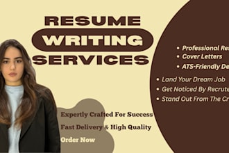 create professional resume for you