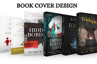 do amazon KDP book cover design, kindle ebook cover, paperback KDP book cover