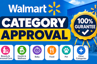 help with walmart category approval very fast
