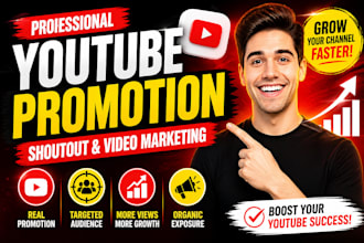 do professional youtube promotion and shoutouts