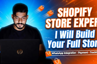 create professional shopify store