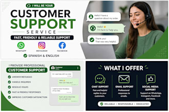 customer service via chat and whatsapp